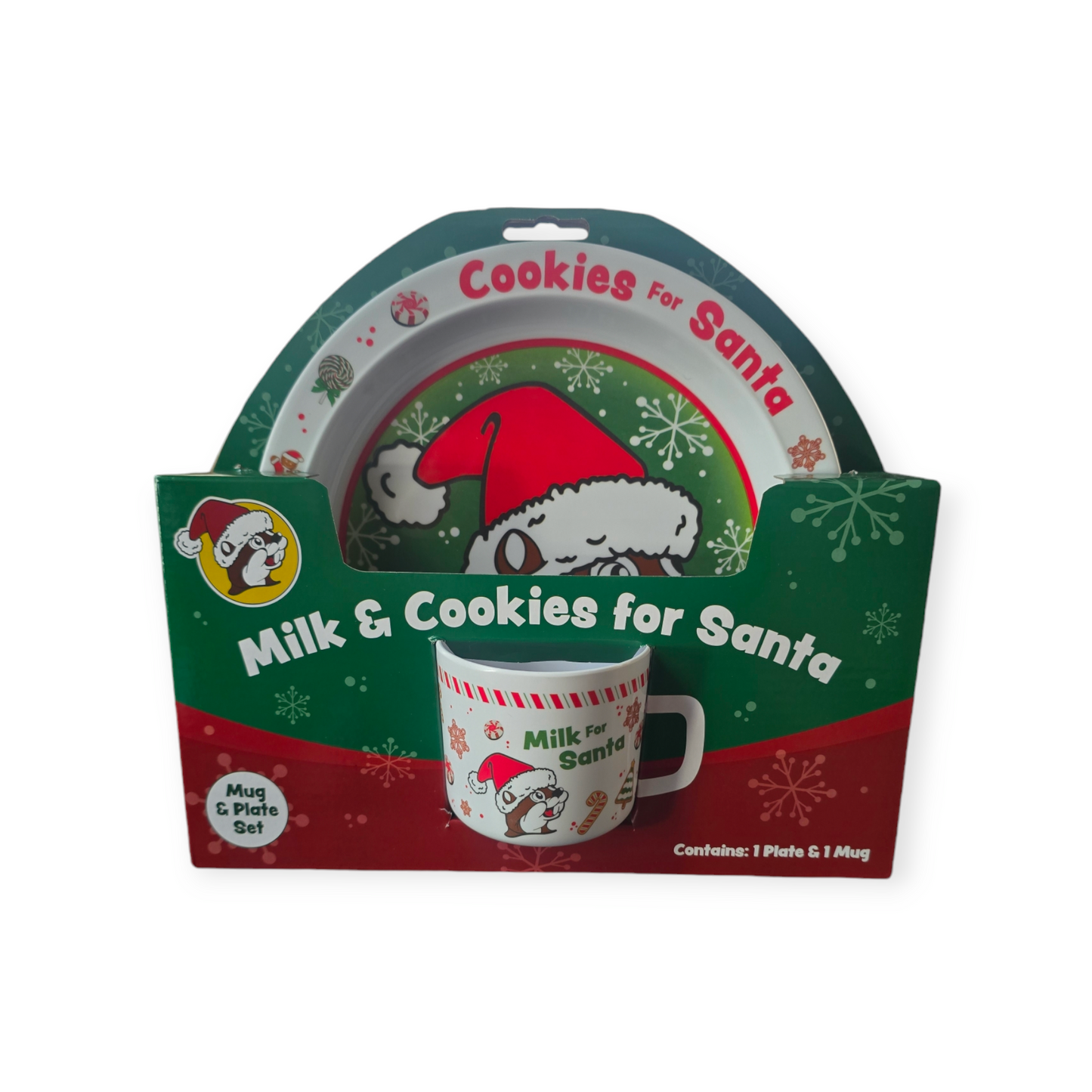 Buc-ee's Milk & Cookies for Santa Set