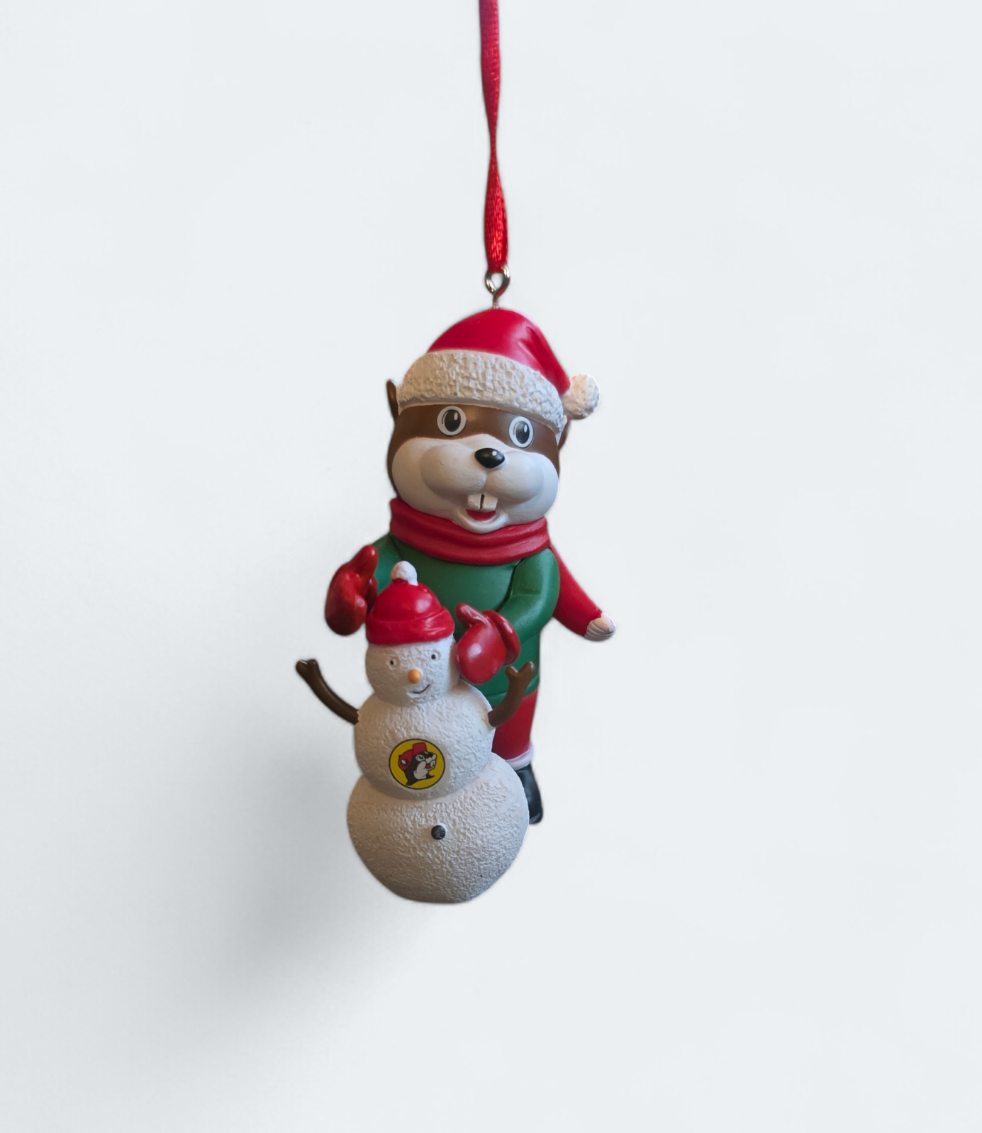 Buc-ee's Snowman Christmas Ornament