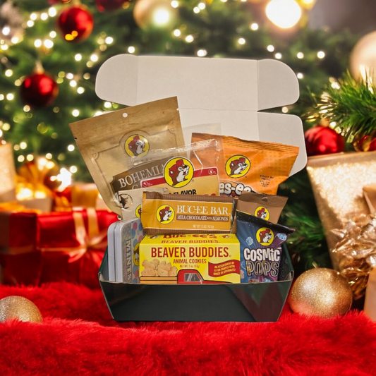 Buc-ee's "Happy Holidays" Jerky Snack Box