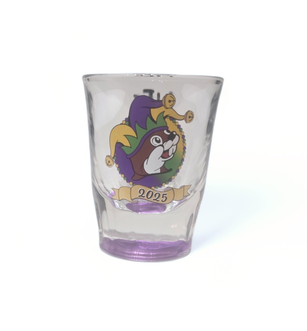 Buc-ee's Mardi Gras 2025 Shot Glass