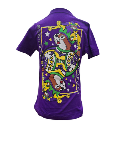 Buc-ee's Mardi Gras Card T-Shirt - Kids