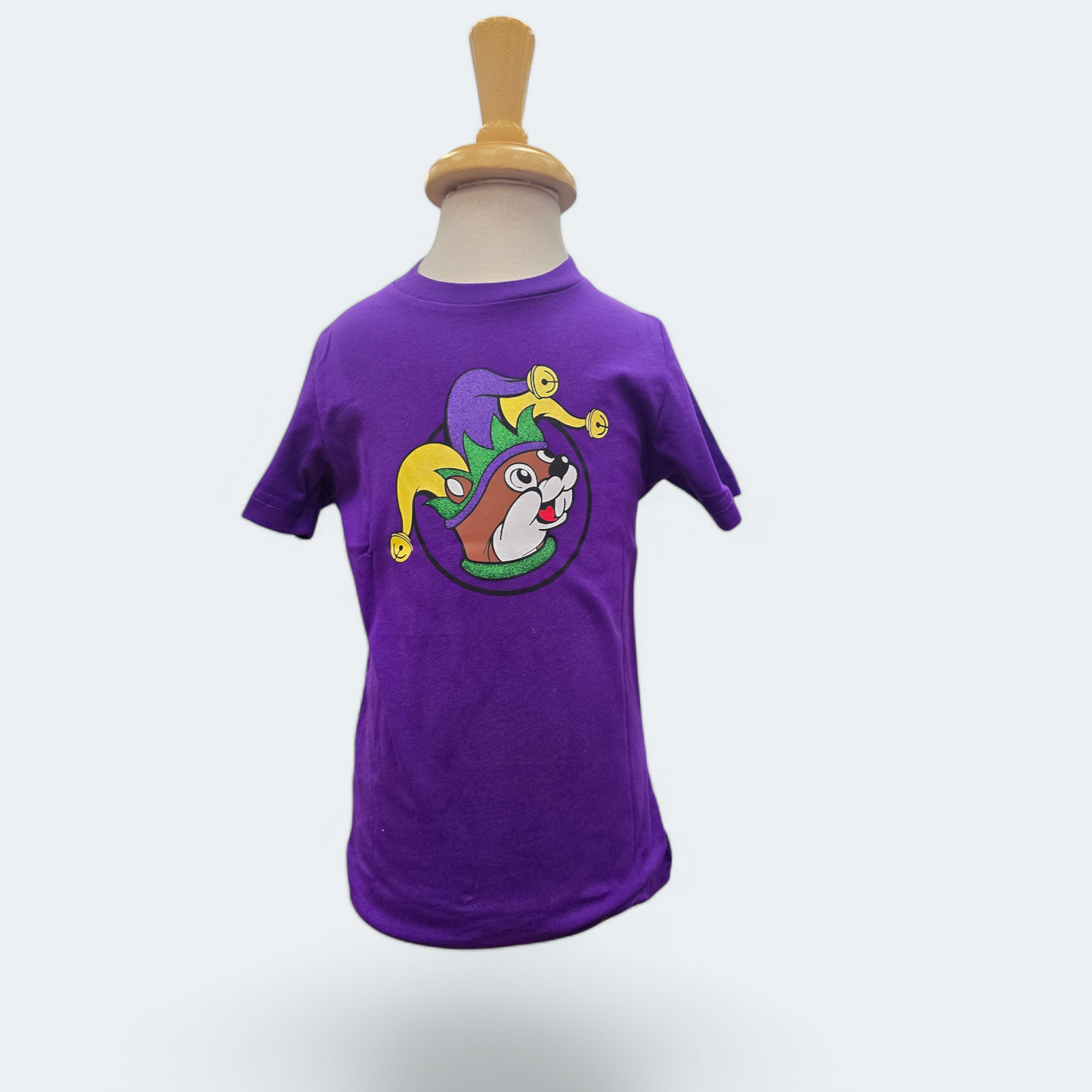 Buc-ee's Mardi Gras Card T-Shirt - Kids