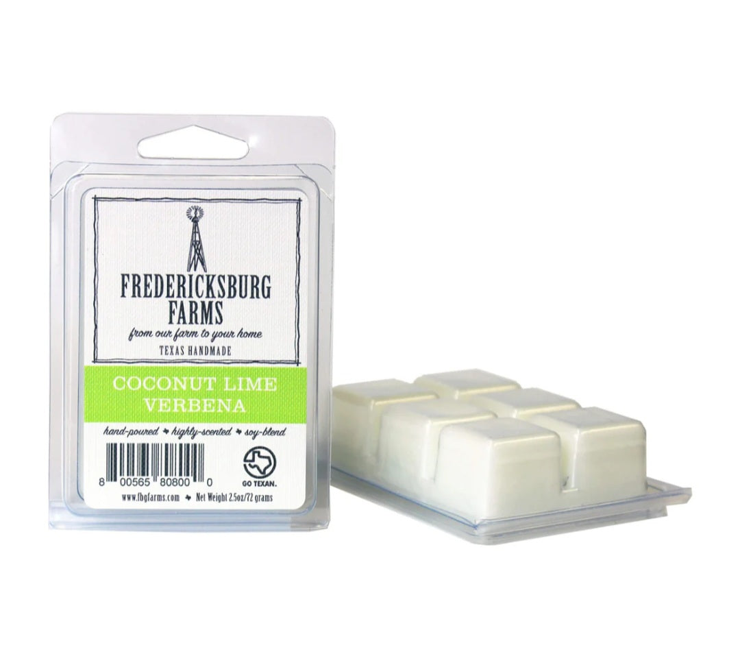 Fredericksburg Farms - Coconut Lime Verbana Wax Melt