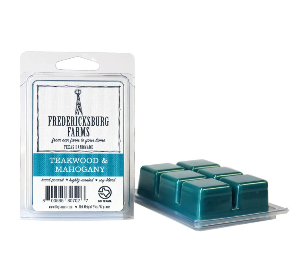 Fredericksburg Farms - Teakwood  & Mahogany Wax Melt