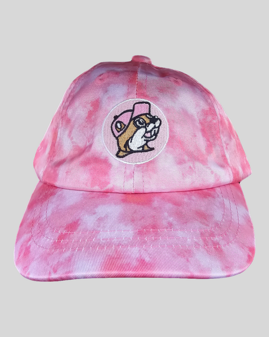 Buc-ee's Pink Tie Dye Hat