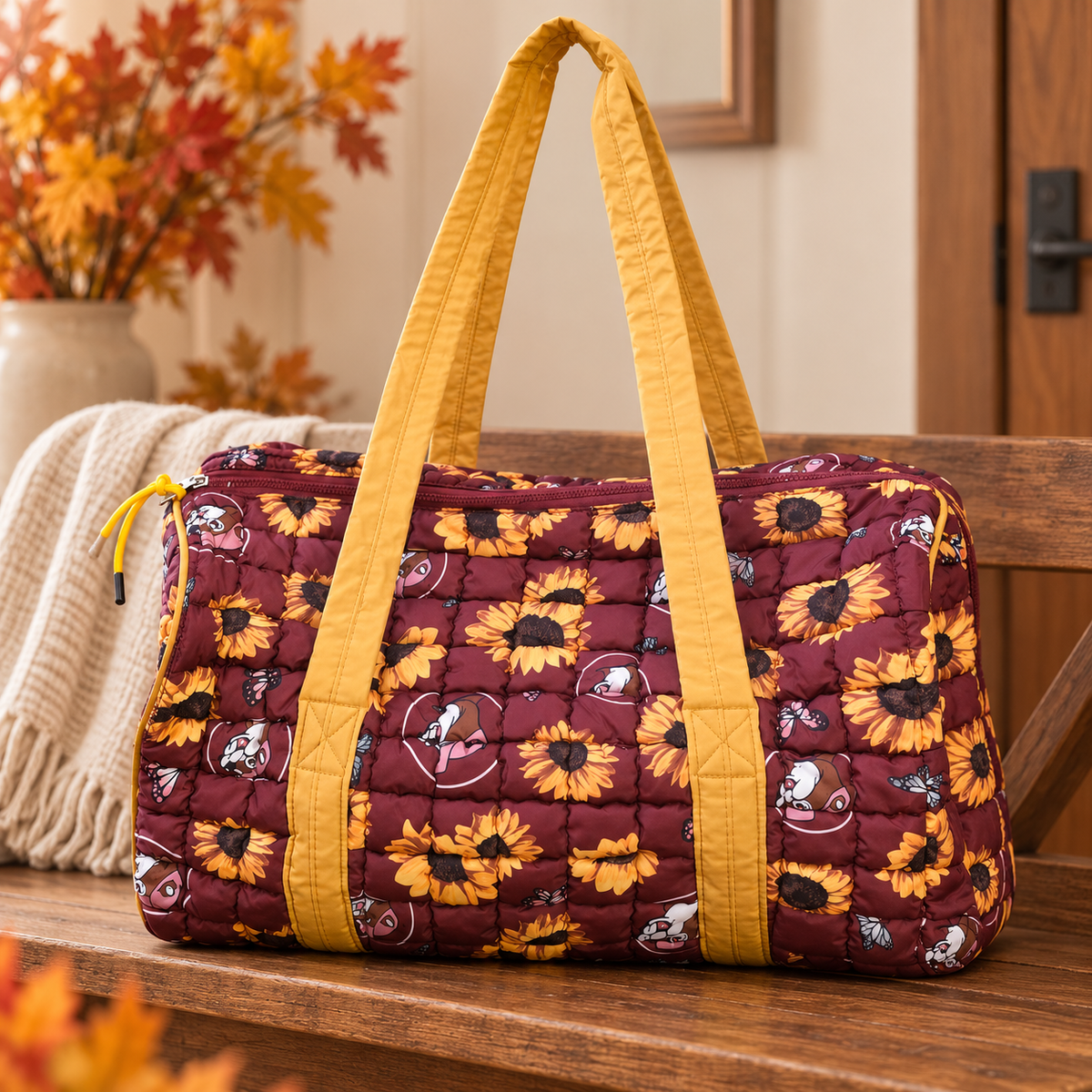 Buc-ee's Sunflower Duffle Bag