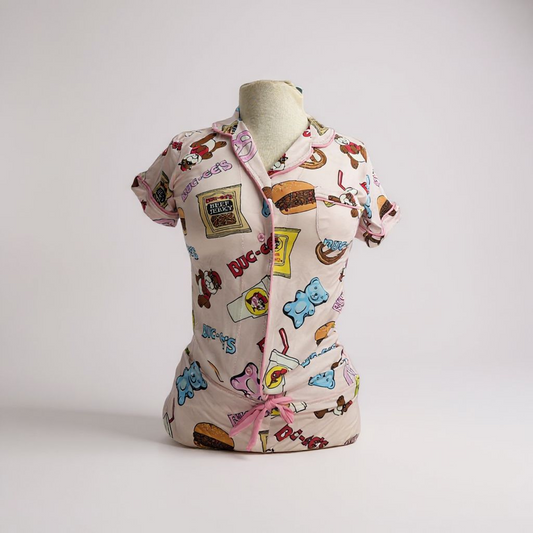 Buc-ee's Button Down Pajama Top