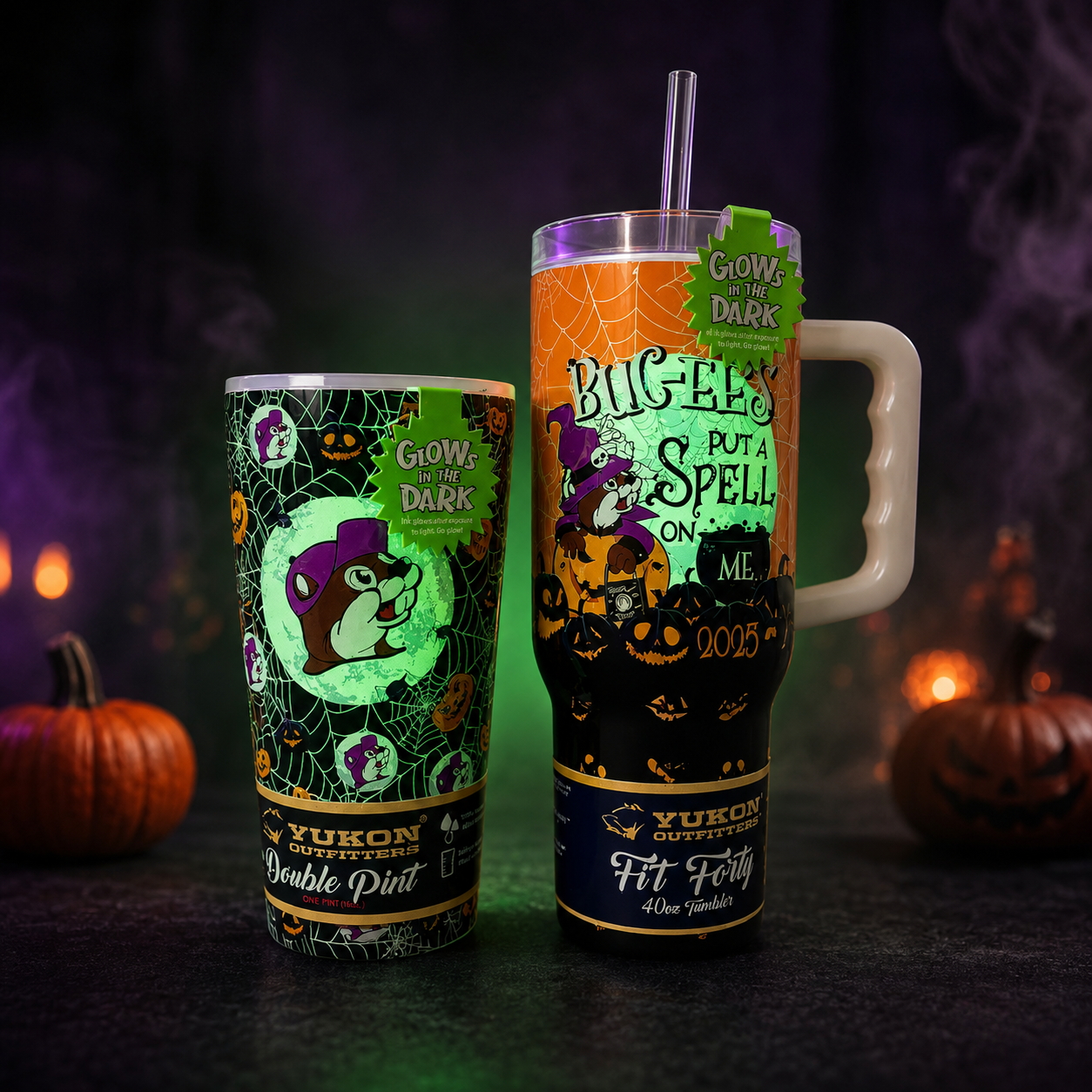 Buc-ee's Glow in the Dark Halloween Tumblers by Yukon Outfitters