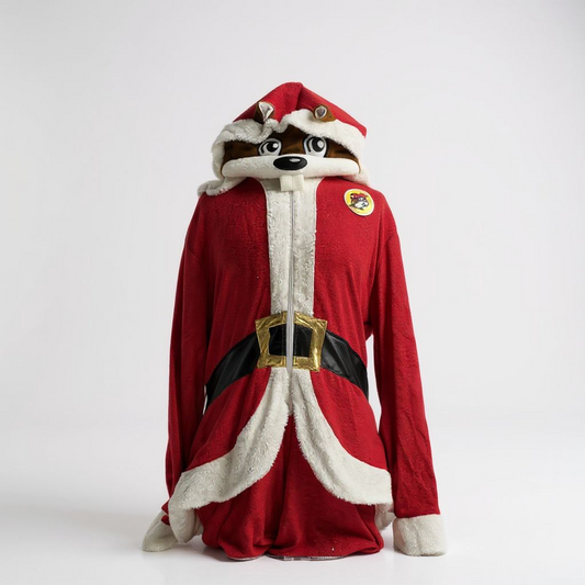 Buc-ee's Beaver Santa Onesie