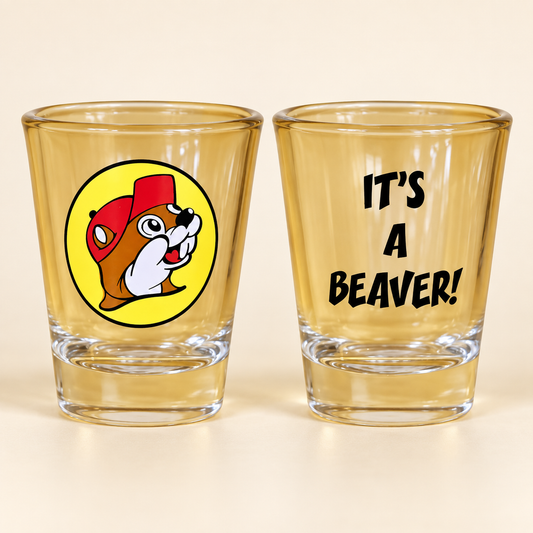 Verre à shot classique Buc-ee's « Believer Believer »
