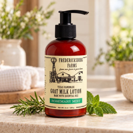 Fredericksburg Farms - Lait Corporel Menthe Romarin au Lait de Chèvre