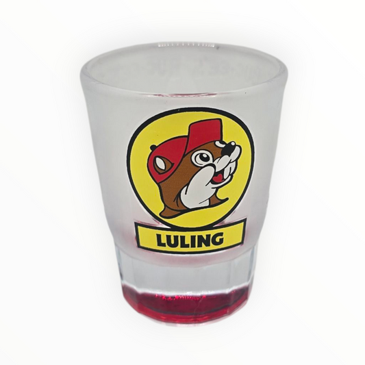 Buc-ee's Luling Frosted Shot Glass