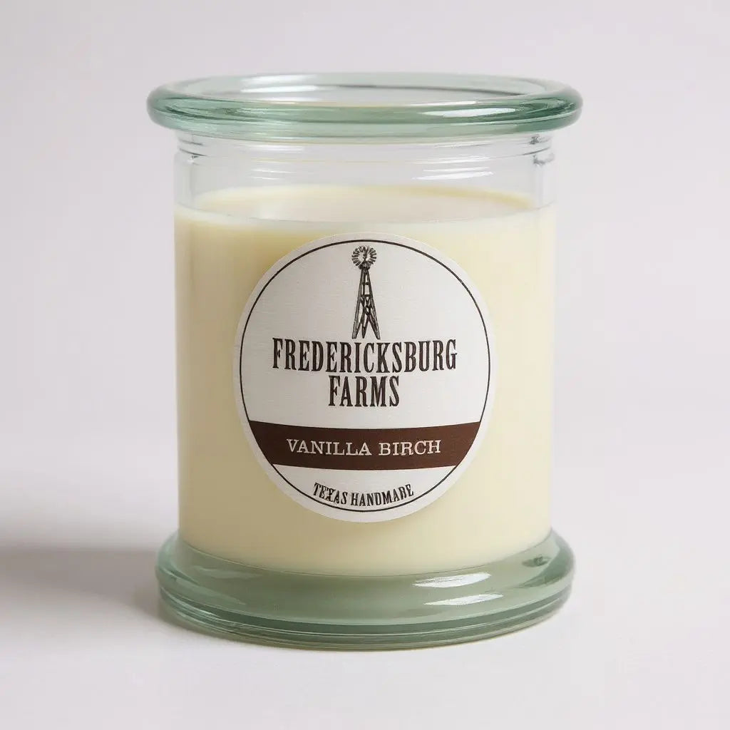 Fredericksburg Farms - Vanilla Birch - 9oz Candle - Texan Temptations