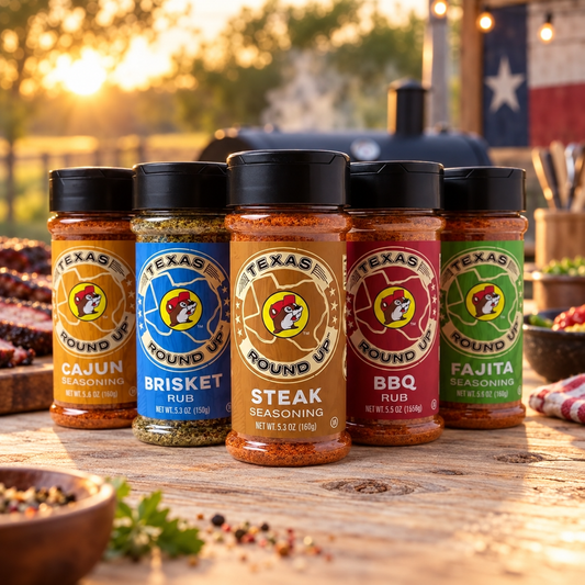Assortiment d'assaisonnements et de mélanges d'épices Buc-ee's - lot de 5.