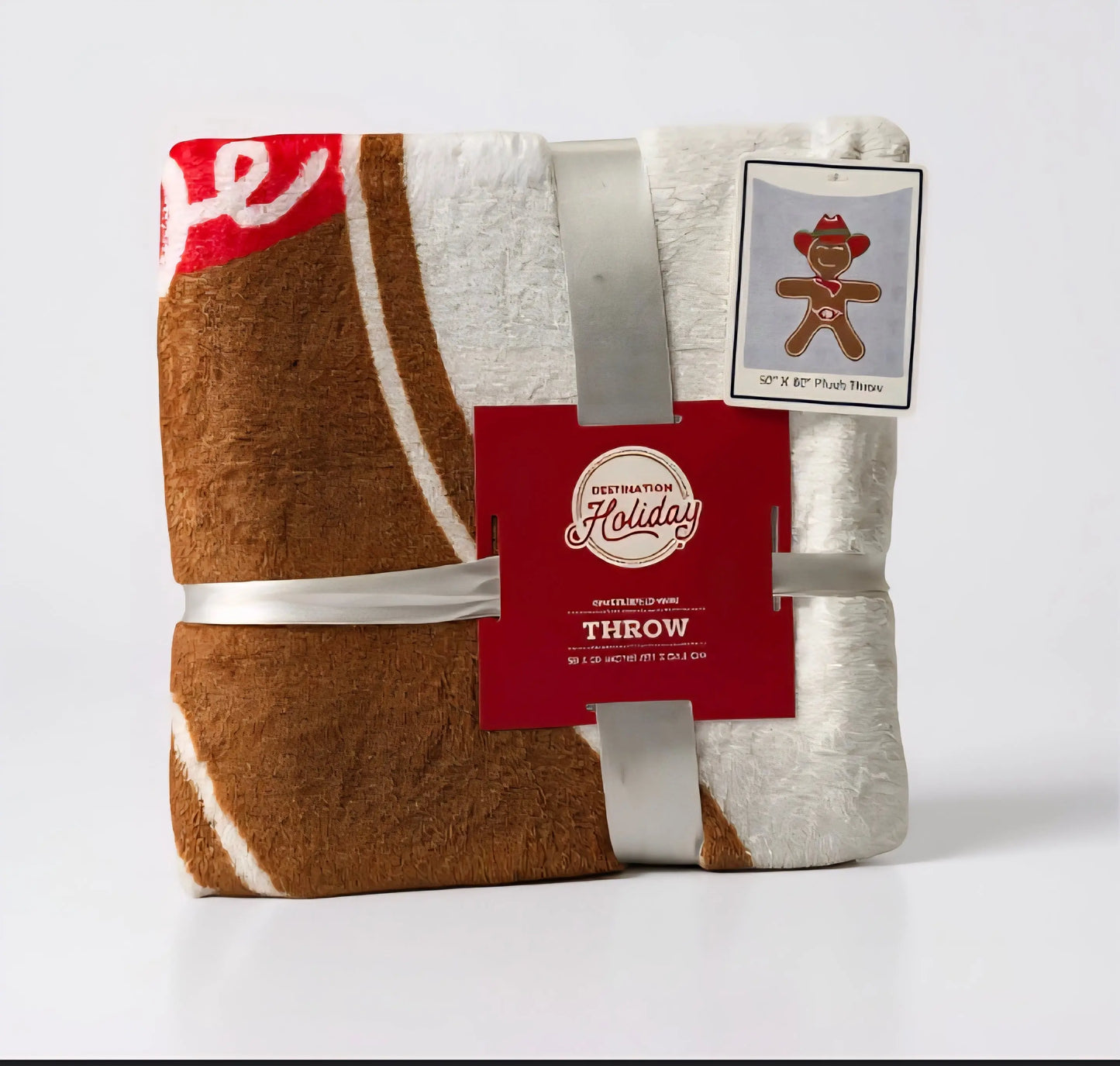 H-E-B Gingerbread Cowboy Throw - Texan Temptations