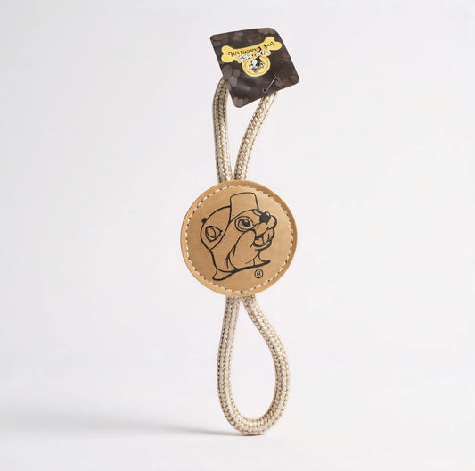 Buc-ee's Dog Disk Rope Toy Buc-ee's