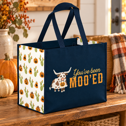 H-E-B Destination Holiday You've Been Moo'ed Reusable Bag