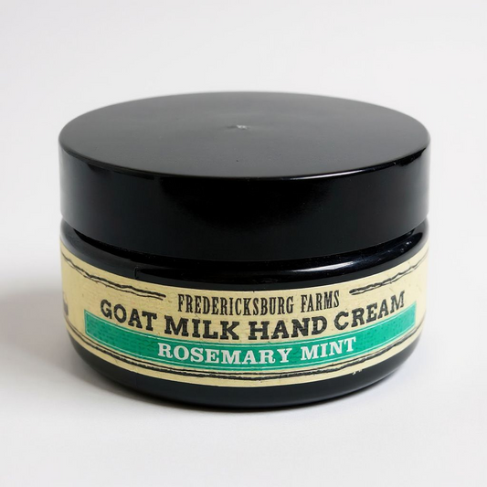 Fredericksburg Farms - Rosemary Mint Goat Milk Hand Cream - 2oz.