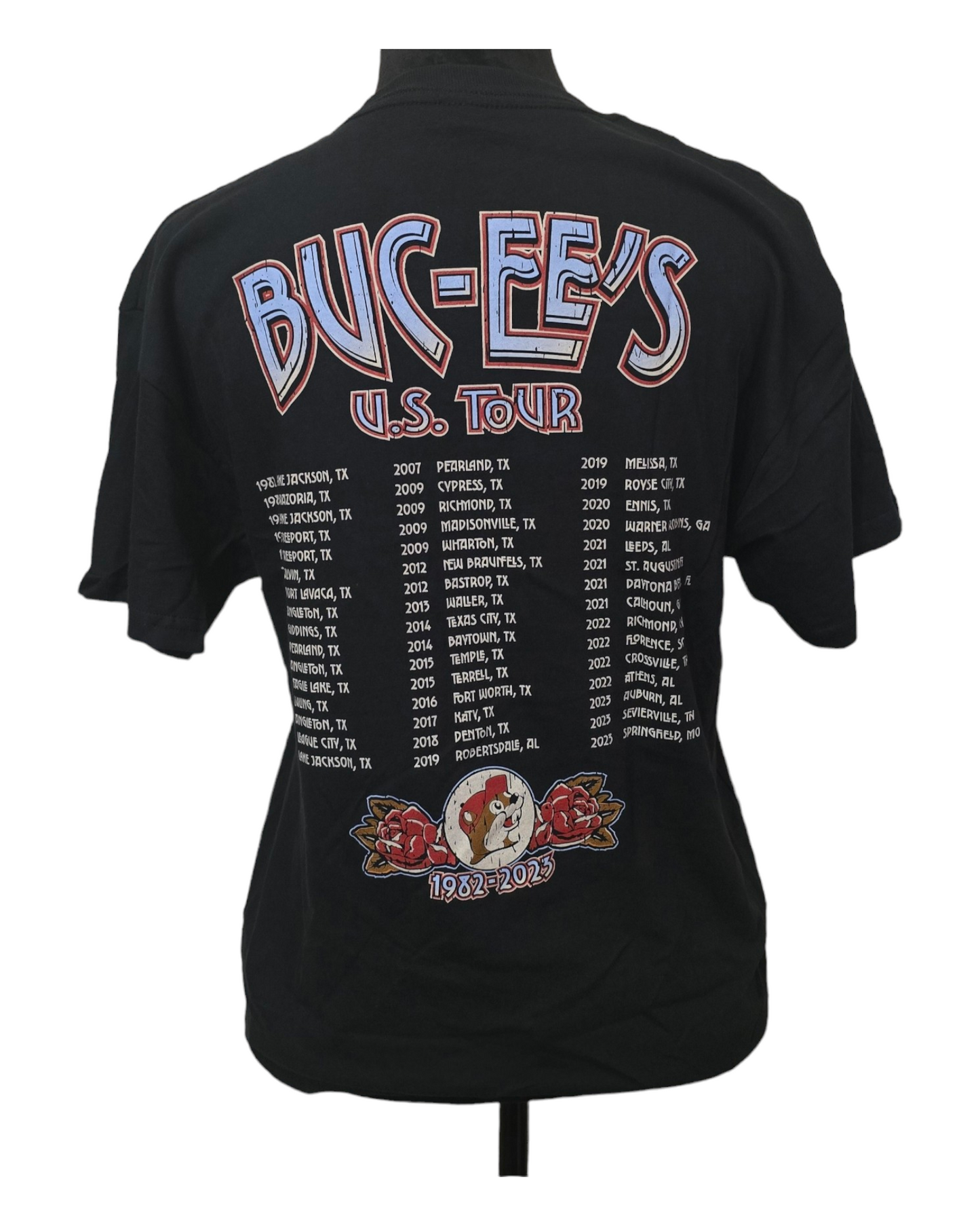 Buc ee s U.S Tour T Shirt Texan Temptations