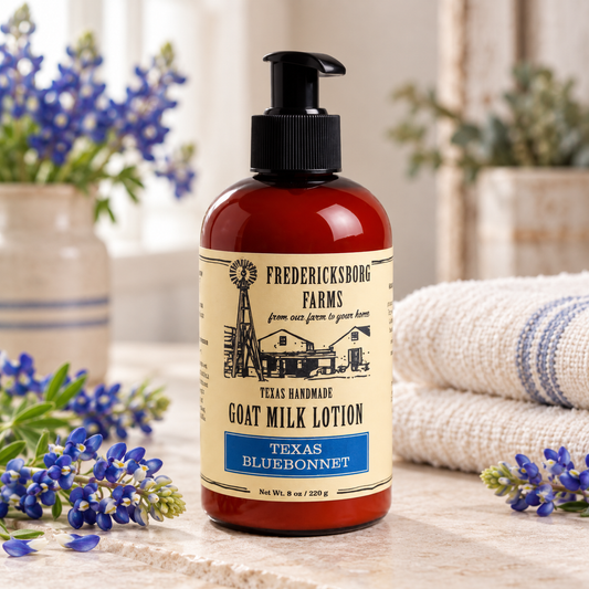 Fredericksburg Farms - Lait de chèvre bleu du Texas, lotion