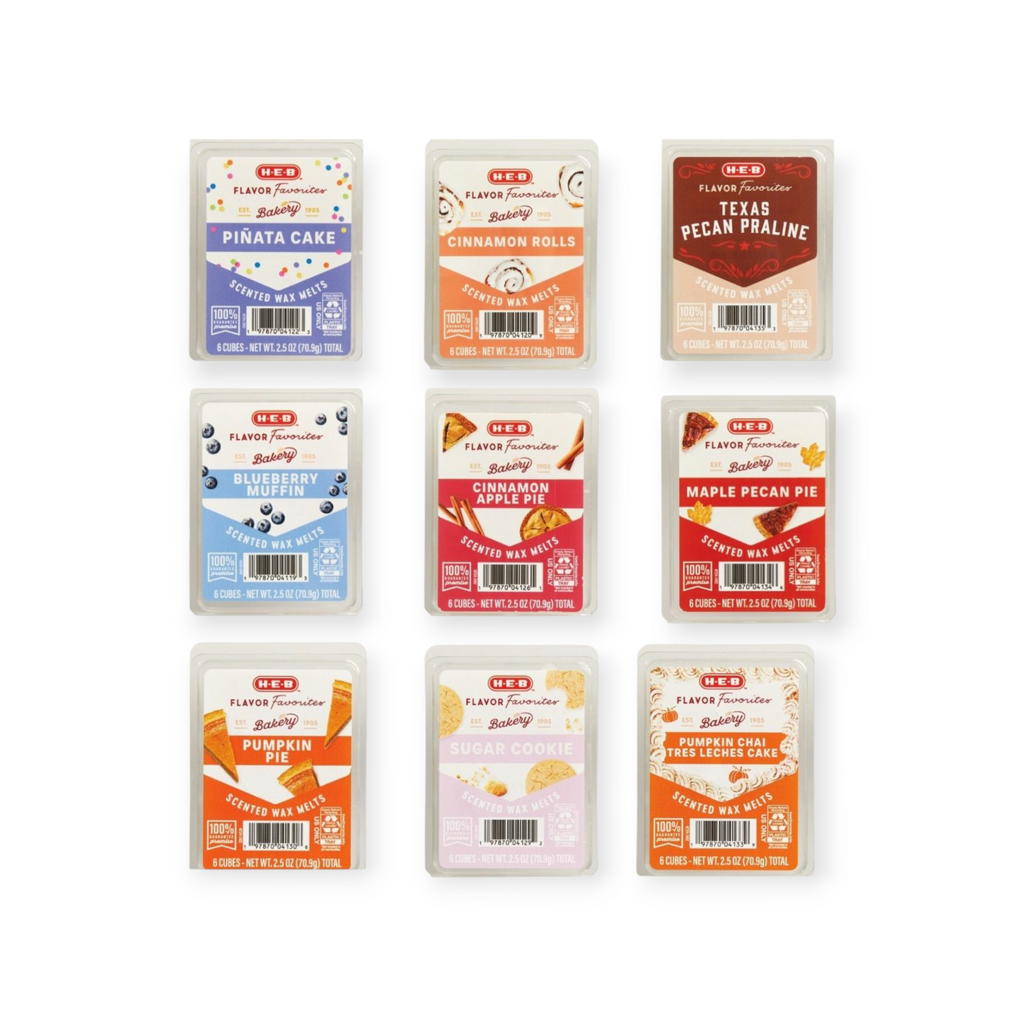 H-E-B Flavor Favorites- Bakery   Wax Melts