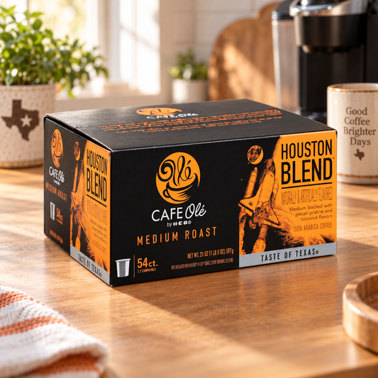 CAFE Ole by H-E-B, Dosettes individuelles de café Houston Blend