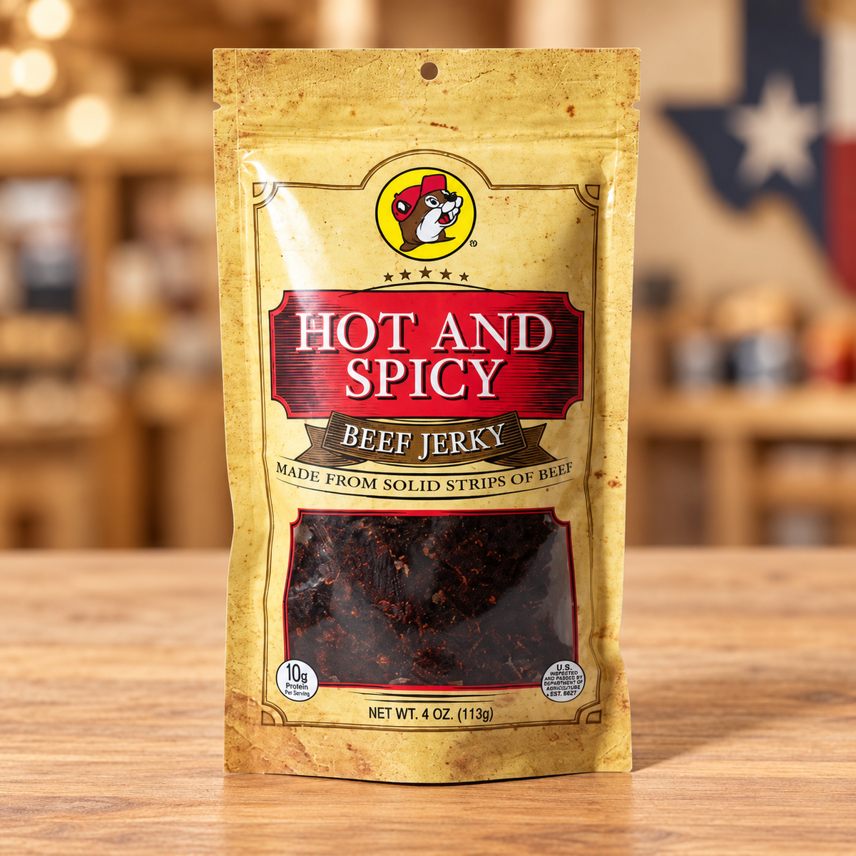 Buc-ee's Beef Jerky - Hot and Spicy