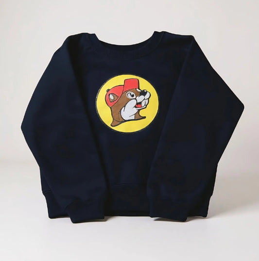 Buc-ee's Logo Navy Sweatshirt - Texan Temptations