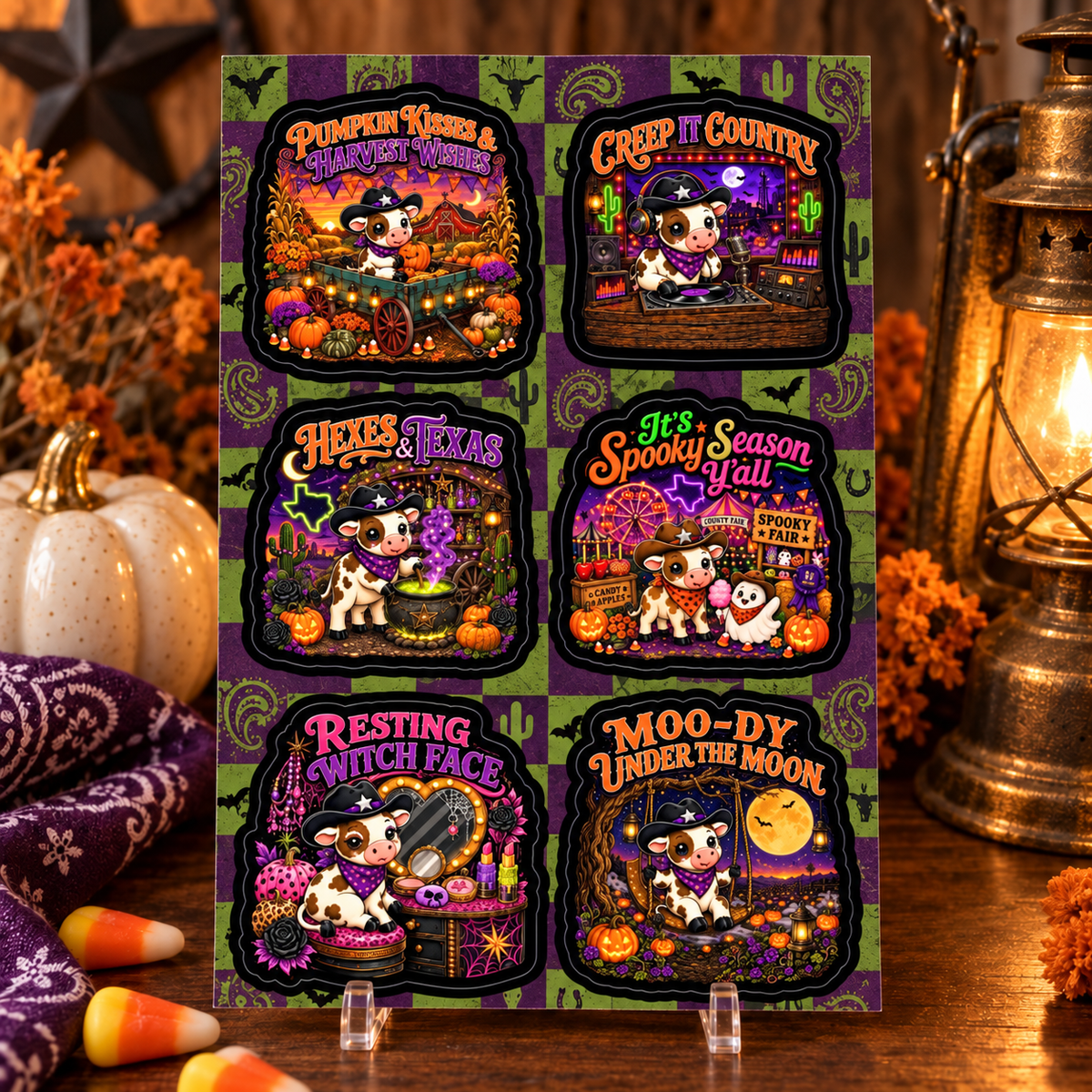 Moo-dy & Magical Vinyl Sticker Pack