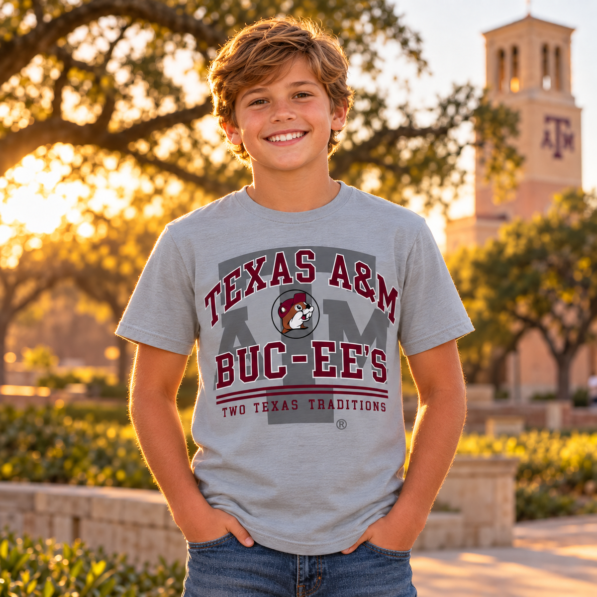 Buc-ee's Texas A&M Active T-Shirt - Youth