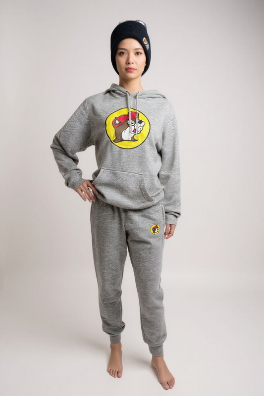 Buc-ee's Gray Pullover Hoodie