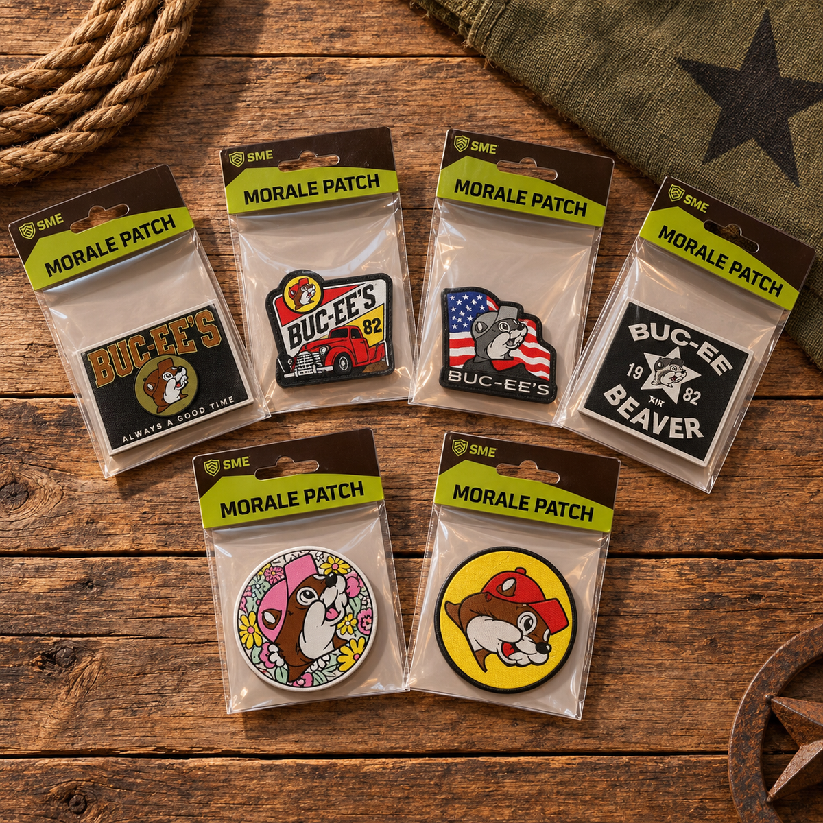 Buc-ee's Iron On Patches