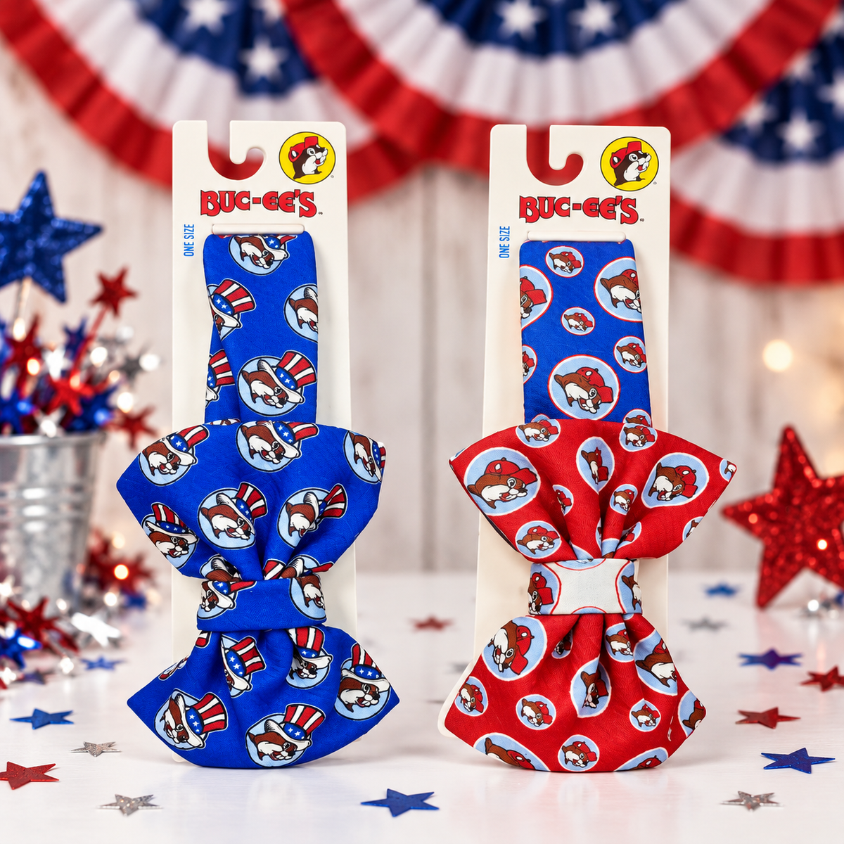 Bandeau nœud papillon 4 juillet Buc-ee's