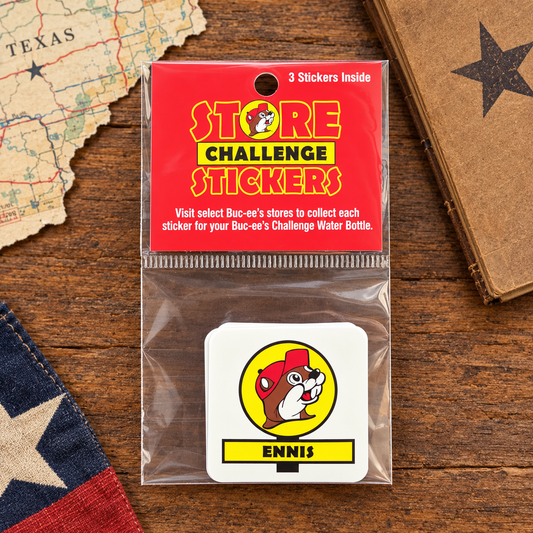 Buc-ee's Store Challenge Sticker - Ennis, TX