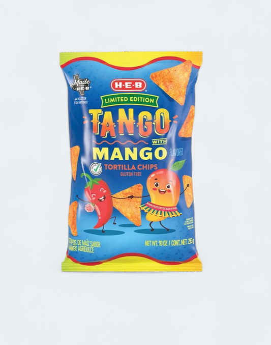 H-E-B Limited Edition Mango Tango Tortilla Chips, 10oz