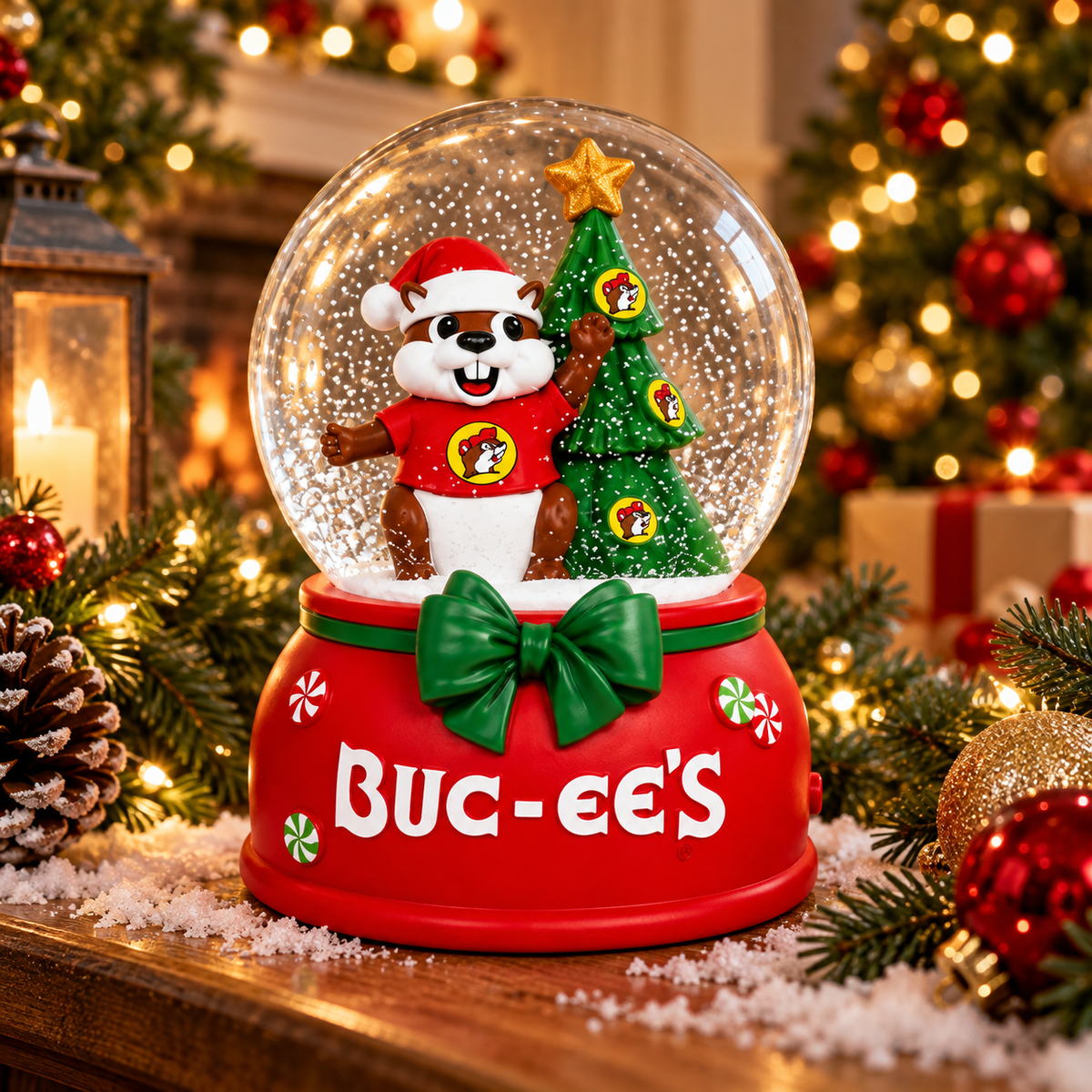 Buc-ee's Christmas Snow Globe