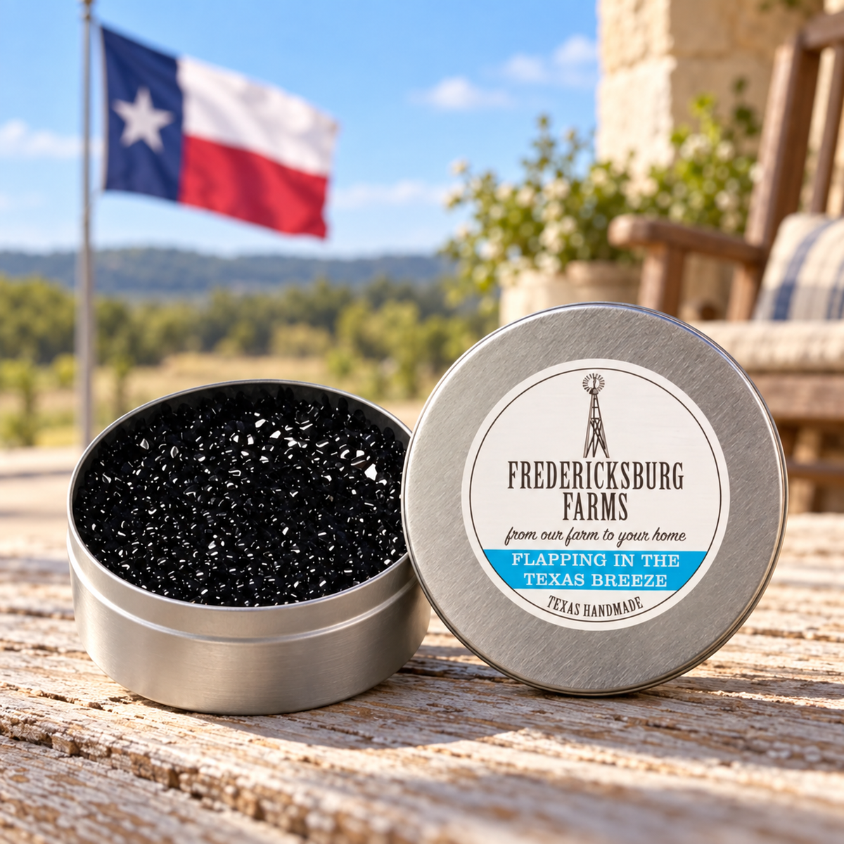 Fredericksburg Farms - Flapping in the Texas Breeze Fragrance Tin