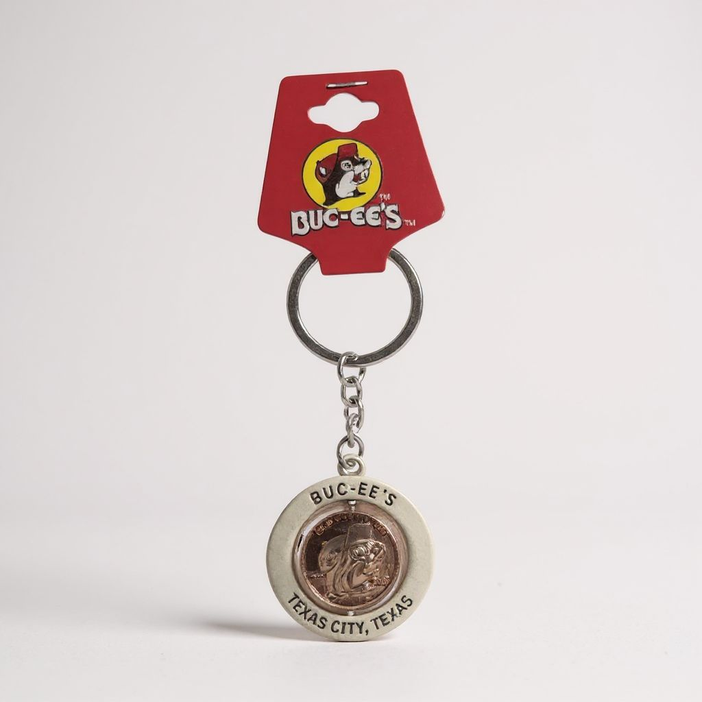 Buc-ee's Texas City, TX Spinner Keychain