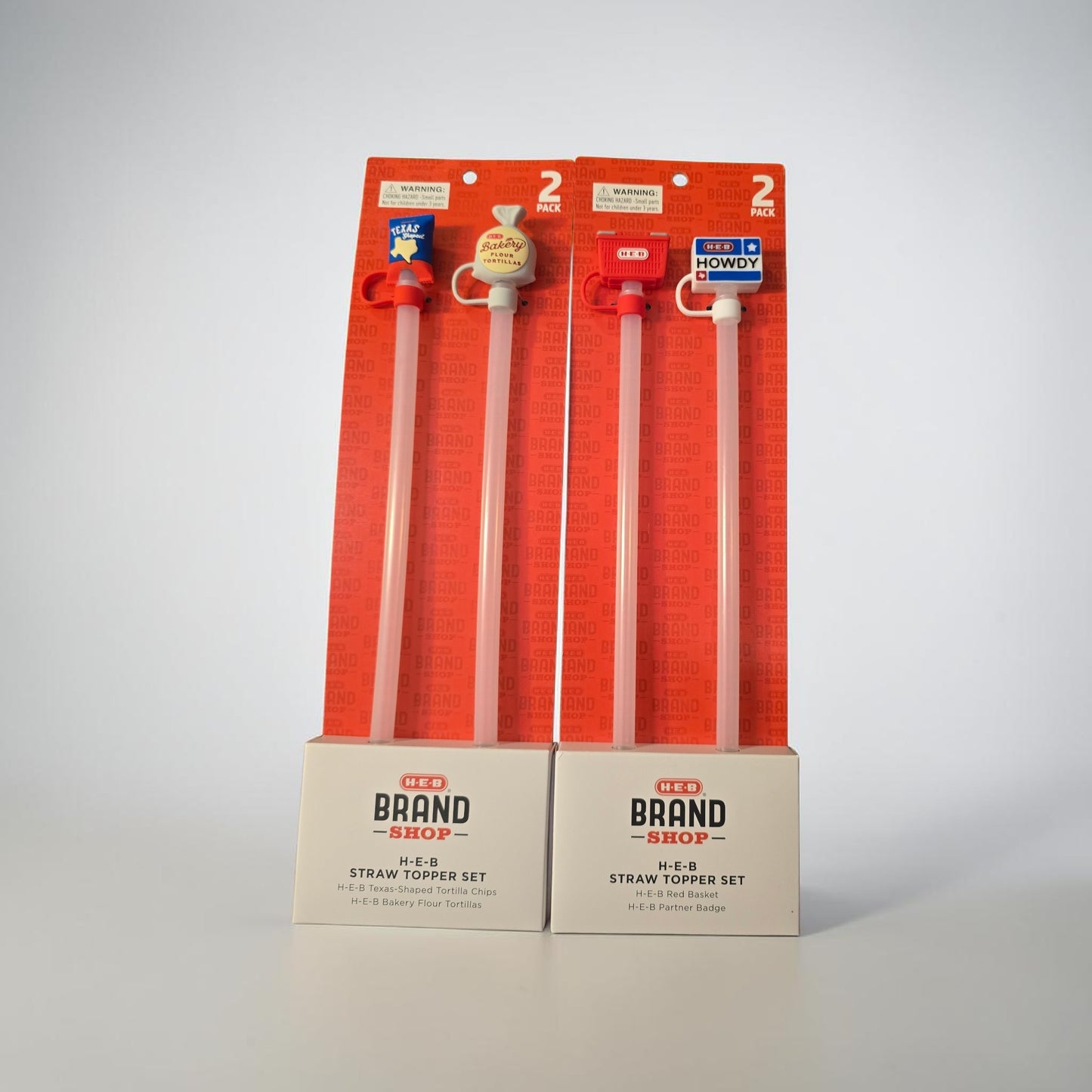 H-E-B Straw Topper Set