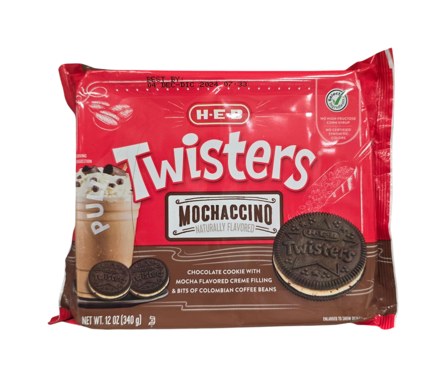 H-E-B Twister Cookies - Mochacinno