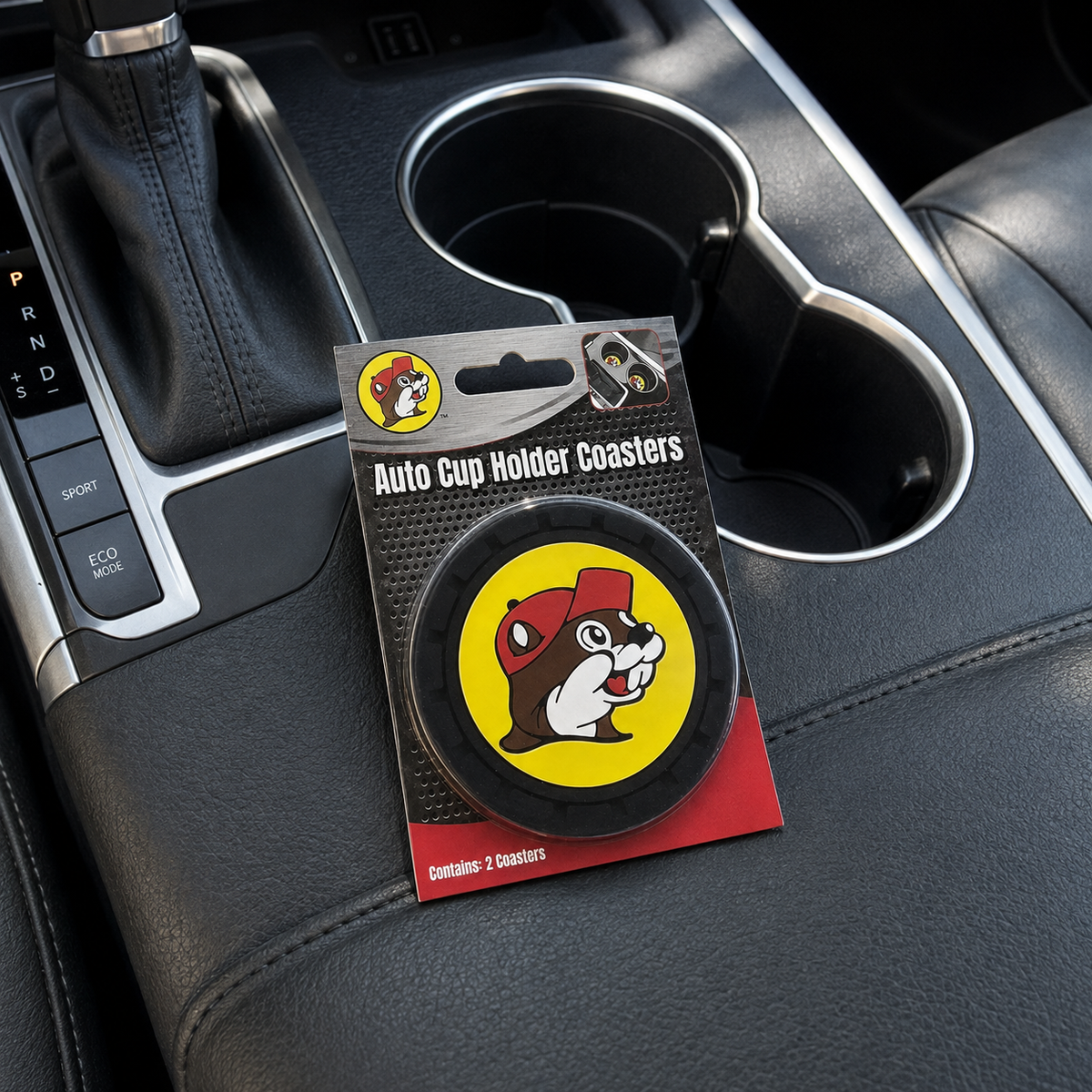 Buc-ee's Auto Cup Coasters
