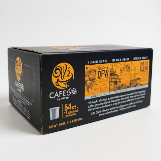 CAFE Ole by H-E-B, Variety Pack Single Serve, 54ct Coffee
