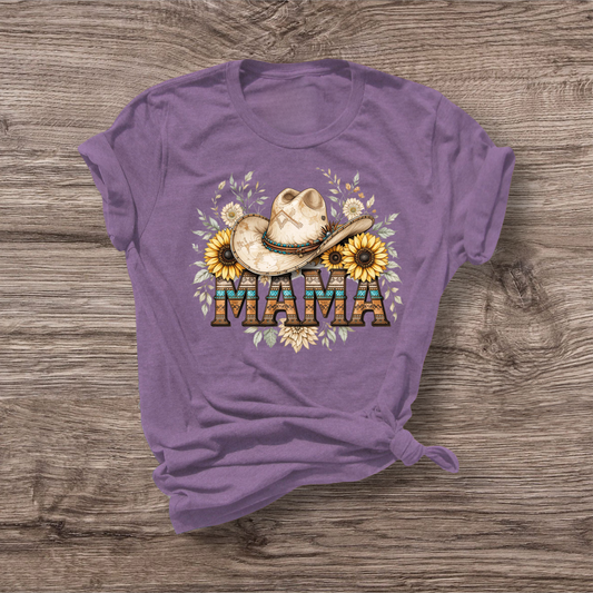 Western Sunflower Mama - Tee