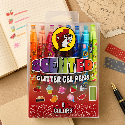 Buc-ee's Scented Glitter Pens