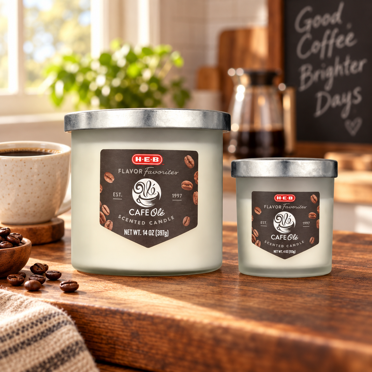 H-E-B Flavor Favorites Scented Candles - Cafe Ole