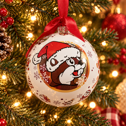 Buc-ee's. Santa Christmas Ornament