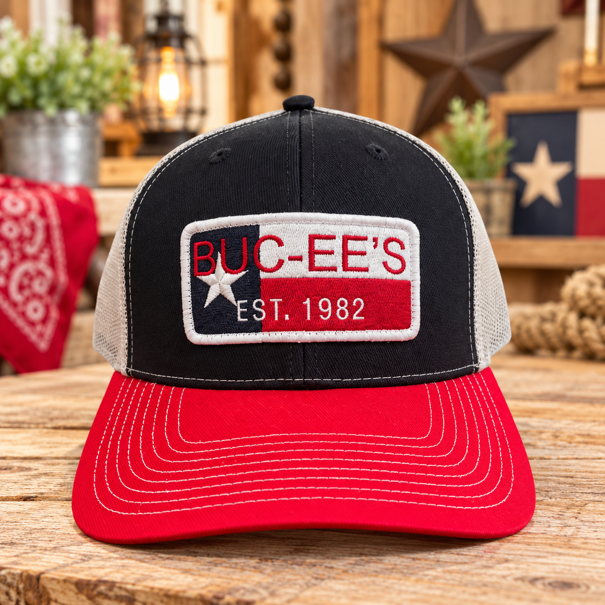 Buc-ee's 1982 White Patch Hat