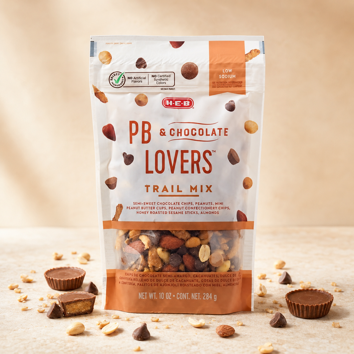 H-E-B - PB & Chocolate Lovers Trail Mix - 10 oz.