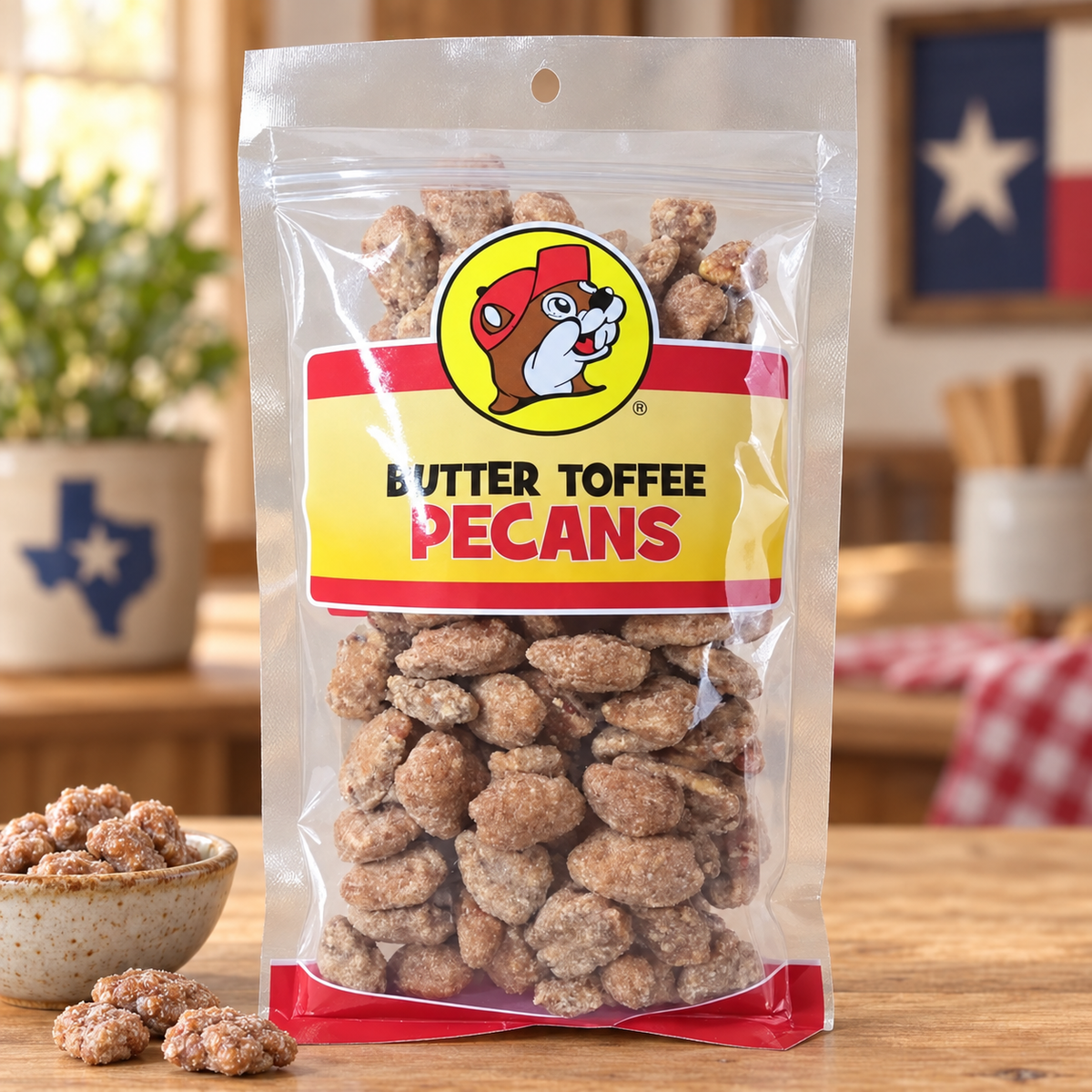 Noix de pécan au beurre toffee Buc-ee's
