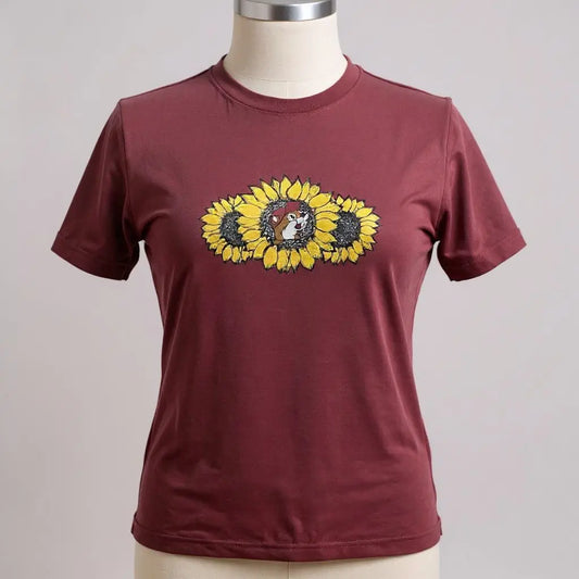 Buc-ee's " Believe In Yourself " Sunflower T-Shirt Buc-ee's